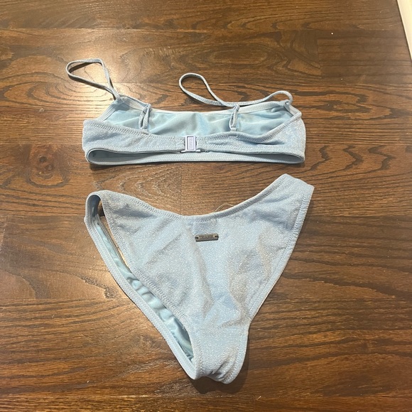 Triangl Swimwear Shimmering Sky Blue Bikini - Picture 1 of 4
